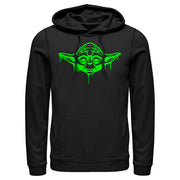 Men's Star Wars: A New Hope Halloween Dripping Jedi Master Yoda  Adult Pull Over Hoodie