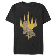 Men's Magic: The Gathering Ikoira Dinosaur Cat  Adult T-Shirt