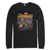 Men's Marvel Avengers: Infinity War Character Shot  Adult Long Sleeve Shirt