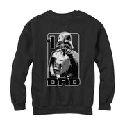 Men's Star Wars Vader Number One Dad  Adult Sweatshirt