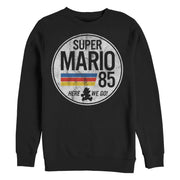 Men's Nintendo Super Mario Retro Rainbow Ring  Adult Sweatshirt