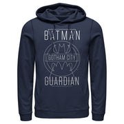 Men's Batman Gotham City Guardian  Adult Pull Over Hoodie