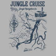 Men's Jungle Cruise Map of the Jungle  Adult Pull Over Hoodie