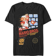 Men's Nintendo NES Super Mario Bros  Adult T-Shirt