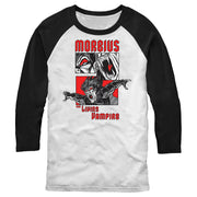 Men's Marvel Morbius Panels  Adult Baseball Tee