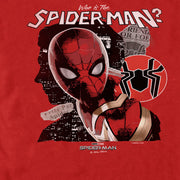 Men's Marvel Spider-Man: No Way Home Who is the Spider-Man  Adult T-Shirt