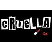 Men's Cruella Lipstick Logo  Adult T-Shirt