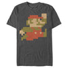 Men's Nintendo Small Mario Pixelated  Adult T-Shirt