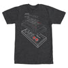 Men's Nintendo Layered NES Controller  Adult T-Shirt