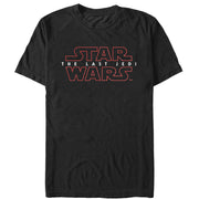 Men's Star Wars The Last Jedi Sleek Logo  Adult T-Shirt