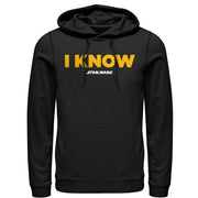 Men's Star Wars Han Solo I Know  Adult Pull Over Hoodie