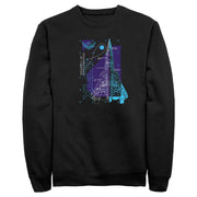 Men's Lightyear XL-01 Spaceship Blueprints  Adult Sweatshirt