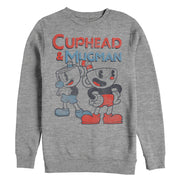 Men's Cuphead Best Friend Mugman  Adult Sweatshirt