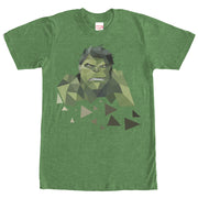 Men's Marvel Geometric Hulk  Adult T-Shirt