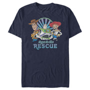 Men's Toy Story To The Rescue  Adult T-Shirt