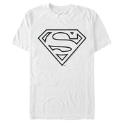 Men's Superman Logo Sleek  Adult T-Shirt