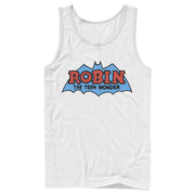 Men's Batman Logo Boy Wonder Robin  Adult Tank Top