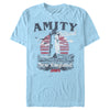 Men's Jaws Amity Island Tourist Lighthouse  Adult T-Shirt