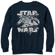 Men's Star Wars Millennium Falcon Initiate Hyperdrive  Adult Sweatshirt