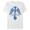 Men's Supernatural Castiel Bleed for Bros Wings  Adult T-Shirt