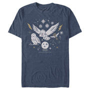 Men's Harry Potter Hedwig Winter Owl  Adult T-Shirt