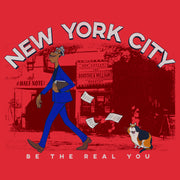 Men's Soul Be Yourself in NYC  Adult T-Shirt