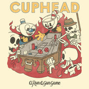 Men's Cuphead Playing Craps at the Devil's Casino  Adult T-Shirt