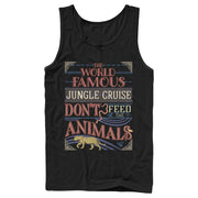 Men's Jungle Cruise World Famous Retro Logo  Adult Tank Top