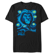 Men's Lion King Starry Night Mufasa  Adult T-Shirt