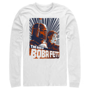 Men's Star Wars: The Book of Boba Fett Fennec and Boba Poster  Adult Long Sleeve Shirt