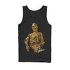 Men's Star Wars: The Rise of Skywalker C-3PO Stay Golden  Adult Tank Top