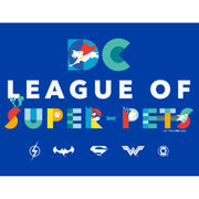 Men's DC League of Super-Pets Colorful Title  Adult T-Shirt