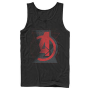 Men's Marvel Black Widow Avenger Logo  Adult Tank Top