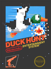 Men's Nintendo NES Duck Hunt  Adult T-Shirt