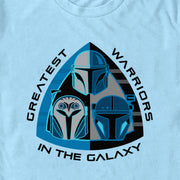 Men's Star Wars: The Mandalorian Greatest Warriors in the Galaxy  Adult T-Shirt