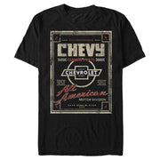 Men's General Motors Genuine Chevy Parts Made In America, All American  Adult T-Shirt