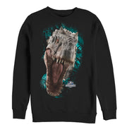 Men's Jurassic World Red-Eyed Monster  Adult Sweatshirt