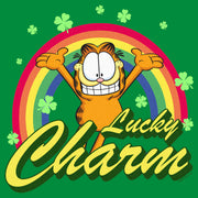 Men's Garfield St. Patrick's Day Lucky Charm  Adult T-Shirt