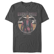 Men's Star Wars: The Mandalorian Greef Karga Portrait  Adult T-Shirt