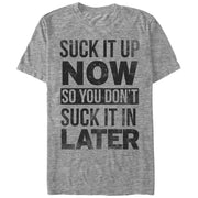 Men's CHIN UP Suck It Up Now  Adult T-Shirt