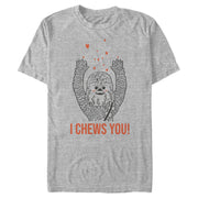 Men's Star Wars Chewbacca I Chews You  Adult T-Shirt