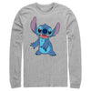 Men's Lilo & Stitch Happy to See Me  Adult Long Sleeve Shirt