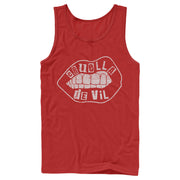 Men's Cruella Distressed Lips Logo  Adult Tank Top