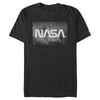 Men's NASA Space Shuttle Blast Off Text Over Lay  Adult T-Shirt