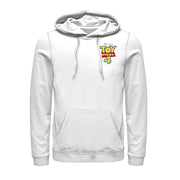 Men's Toy Story Bold Logo Badge  Adult Pull Over Hoodie