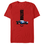 Men's The Batman Batmobile Logo  Adult T-Shirt