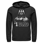 Men's Star Wars Darth Vader #1 Dad  Adult Pull Over Hoodie