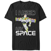 Men's Toy Story Buzz Lightyear Need Space  Adult T-Shirt