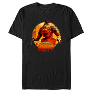 Men's Star Wars: The Book of Boba Fett Riding the Rancor  Adult T-Shirt