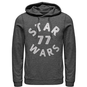 Men's Star Wars Distressed 1977 Logo  Adult Pull Over Hoodie